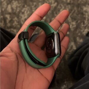 Apple Smartwatch with Green Band